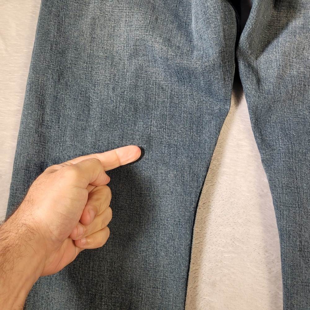 Signature by Levi Strauss & Co S51 Straight Jeans Mens 34x32.5 Blue Medium Wash - Picture 10 of 13
